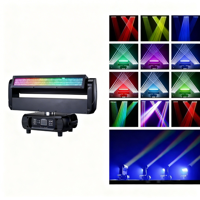 500W LED Moving Head Light DMX512 Control 6x40W LED for Stage DJ Disco Party with Voice Control & RDM Function