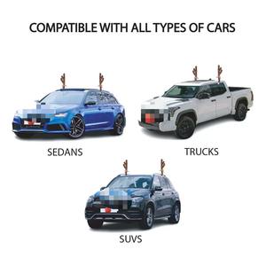 กิ๊บติดผมกวางเรนเดียร์คริสต์มาสแบบสั้น ขนปุยสีแดงขนาดใหญ่ ของตกแต่งวันหยุด ขายส่ง - Product Image 5