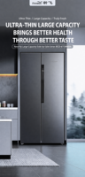 Réfrigérateur BCD 615WK9A 615L Inverter No Frost avec contrôle électronique de la température