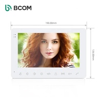 Sistema de seguridad de timbre de video inteligente a prueba de agua con panel de interfono simple y cámara a color Incluye tarjeta de memoria