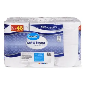 Asciugamano di carta multistrato premium a 2 strati carta velina grande confezione goffrata colorata più economica