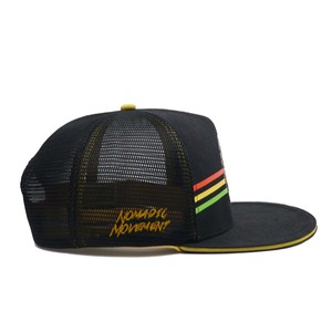 Casquette de baseball trucker OEM 5 panneaux en maille avec logo en caoutchouc, style hip-hop, unisexe, 100% coton, performance sportive, cyclisme - Product Image 3