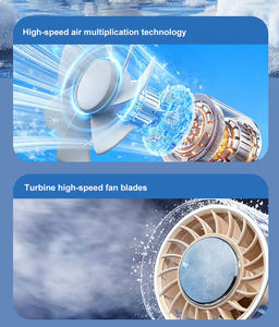 High-speed cooling ice-pressurized rechargeable small <b>portable</b> <b>handheld</b> <b>fan</b> - Product Image 3