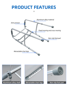 Marcheurs adultes handicapés pour les personnes âgées marcheur sur Rail en aluminium cadre <span class=keywords><strong>de</strong></span> <span class=keywords><strong>marche</strong></span> marcheur montant - Product Image 6