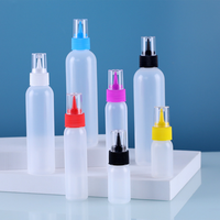 Bouteille de distribution liquide vide avec bouchon de distribution à pointe, 30 ml, 60 ml, 80 ml, 120 ml, avec bouchon de sécurité enfant