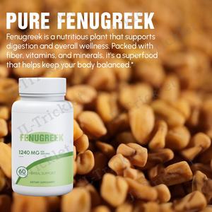 Julong OEM bio fieno greco Capsule integratore per l'allattamento al seno per le donne biologico semi di fieno greco in polvere estratto di fieno - Product Image 2