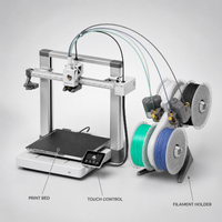 Printer 3D FDM Bamboo Lab A1C Versi Global Grosir Dengan AMS Lite, Koneksi Jarak Jauh Smartphone Latensi Rendah