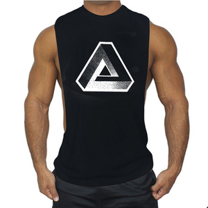 MKAS Custom Print 100% algodón Entrenamiento Tank Top Golds Mens <span class=keywords><strong>Gym</strong></span> Vest - Product Image 2