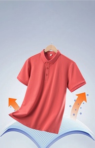 Chemises <span class=keywords><strong>Polo</strong></span> Pique 70% Coton 30% Polyester Vêtements de Travail pour Hommes Été Décontracté Manches Courtes Uniforme Personnalisé Design Imprimé Logo Femmes - Product Image 6