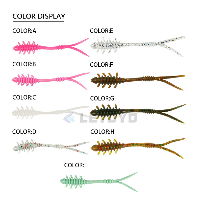 LETOYO Soft Fishing Baits - Versatile Lures for Freshwater & Saltwater