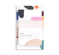 Logo özel baskılı Memo Pad yazma not defteri Set Tablet Scratch pedleri ile Logo