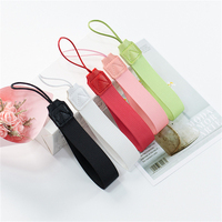 Dragonne courte portable personnalisée en polyester pour téléphone portable, tasse à café et gobelet d'eau