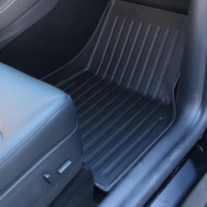 Vente chaude tous temps 2mm d'épaisseur 6 pièces ensemble complet tapis de sol en caoutchouc TPE pour <span class=keywords><strong>Tesla</strong></span> modèle Y & Maverick - Product Image 3