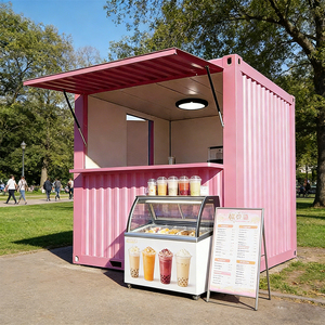Casa Contenedor Modular LDYZ, Prefabricada en Acero, Diseño Compacto, para Tienda, Cafetería, Pequeños Negocios, Uso Exterior - Product Image 3