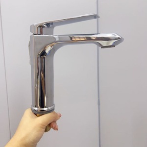 Grifo de lavabo monomando Teglida de acero inoxidable 304, montado en cubierta, con núcleo de válvula de latón de un solo orificio - Product Image 4