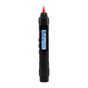 Multimeter tipe pena TS20A 4000 hitungan AC DC, resistansi tegangan lampu latar penahan Data NCV APO Gauge Tester Meter