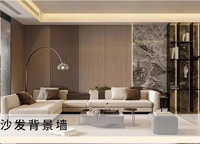 Panneau mural en charbon de bambou pour la décoration intérieure, revêtement mural en PVC imitation pierre, panneau mural 3D en bois et charbon de bambou