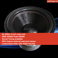 Haut-parleur de subwoofer de voiture 18 pouces, subwoofer de 18 pouces, 3000W RMS, basses puissantes, 6000W de crête SPL, subwoofer de voiture