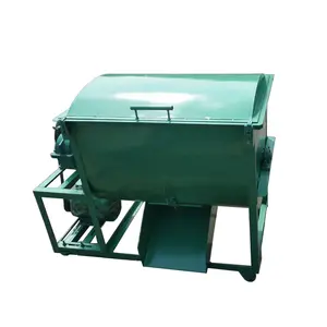 Eficiente industrial horizontal animal feed parafuso fita liquidificador misturador comida mistura máquina HJ-G005