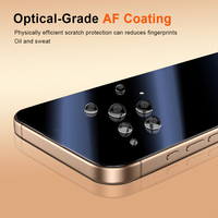 Protection de confidentialité complète 300C en gros, 10 en 1, 28 °   Protection d'écran en verre trempé anti-espion pour iPhone 17 16 15 Pro Max Plus