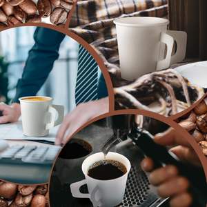 Gobelet à thé en papier écologique avec poignée, biodégradable, compostable, jetable, pour boissons chaudes, imprimé <span class=keywords><strong>sur</strong></span> mesure, imperméable, vente en gros, gobelet à café - Product Image 3