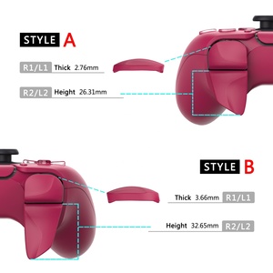 Cosmic Red Blade 2 Pairs Game Improvement Adjusters Shoulder Buttons Extension Bumper Triggers Extenders for Ps5 <b>Controller</b> - Product Image 3