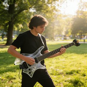 <span class=keywords><strong>Kit</strong></span> de <span class=keywords><strong>Guitarra</strong></span> <span class=keywords><strong>Eléctrica</strong></span> OEM/ODM de Fábrica, <span class=keywords><strong>Kit</strong></span> de <span class=keywords><strong>Guitarra</strong></span> sin Cabeza Todo en Uno para Principiantes, Aficionados y Grabación Casera - Product Image 3