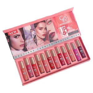 <span class=keywords><strong>Rouge</strong></span> <span class=keywords><strong>à</strong></span> <span class=keywords><strong>lèvres</strong></span> liquide imperméable <span class=keywords><strong>à</strong></span> l'eau 3Q Beauty Matte Velvet Lip stick Kit <span class=keywords><strong>GR</strong></span> Lipgloss - Product Image 5