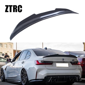 For 3 Series G20 G28/G80 M3 PSM Style Real Carbon Fiber Material <b>Rear</b> <b>Spoiler</b> Trunk Wing 2019-2024 - Product Image 1