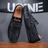 Chaussures de sécurité décontractées pour hommes, tendance, à enfiler, pour la conduite et le travail, semelle extérieure en caoutchouc, légères et respirantes