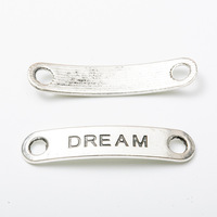 Meilleures ventes : Breloques en métal carrées à double crochet DREAM, pendentifs pour bijoux, breloques en acier inoxydable pour la fabrication de bijoux