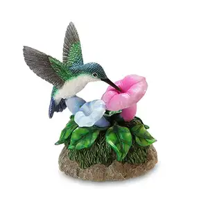 Özel Polyresin reçine Hummingbird heykelcik