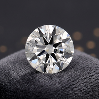Diamant blanc de couleur F, 0,50 carat, clarté SI2, diamant naturel rond brillant, excellente taille, pierres brutes en gros GEMFORTE IN