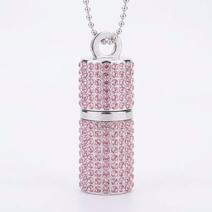 High Speed USB2.0 Metal Lanyard Pendrive 4GB-128GB Custom Laser Engraved Logo Personal Crystal Gift Student <b>Computer</b> <b>Accessories</b> - Product Image 4