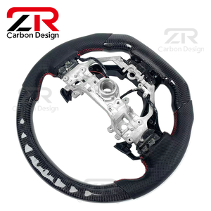 Volant de voiture personnalisé en fibre de carbone avec écran LED sportif pour Lexus IS ISF RC RCF IS200 IS250 IS300 IS350 <span class=keywords><strong>RC300</strong></span> - Product Image 3