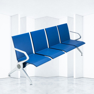 Sillas en fila Bao Xian L319F con estructura de aluminio y pasamanos, silla de espera para hospitales, asientos públicos - Product Image 2