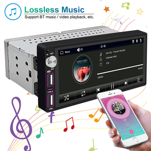 Xe đài phát thanh 1 DIN pantalla GPS Carplay 6.86inch Android Auto phổ xe máy nghe nhạc âm thanh - Product Image 6