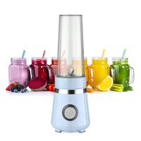 Mixeur électrique portable rechargeable USB pour la maison et les voyages, mixeur nutritif à portion individuelle, presse-agrumes à emporter, couvercles pour smoothies, aliments pour bébés