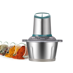 Procesador de Alimentos 2L 3L de Acero Inoxidable, Multifuncional, Picadora de Carne, Exprimidor, Mezcladora, Licuadora, Electrodoméstico de Cocina - Product Image 1