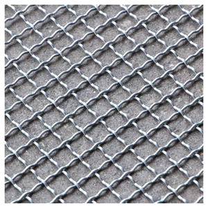 Hoogwaardig mangaanstaal geweven gaas, opgerolde metalen gaas trommelzeef, staaldraadgaas, mijnbouw geweven draadgaas, haakrandgaas - Product Image 1