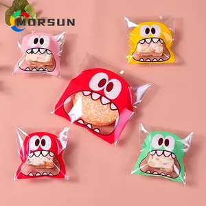 100 Sacchetti in Cellophane Autosigillanti per Confezioni Regalo, Biscotti, <span class=keywords><strong>Caramelle</strong></span> e Prodotti per Feste per Bambini - Product Image 1