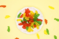Bonbons gélifiés 3D dinosaures aux saveurs de fruits mélangées, vente en gros, collations pour enfants, étiquette privée personnalisée