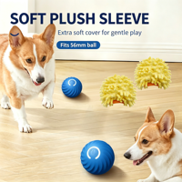 Schwerkraft-Springball für Haustiere, Kauspielzeug für Hunde, Wurfball, Bissfester Ball aus TPR-Material, Hunde-Zahnpflege-Puzzle