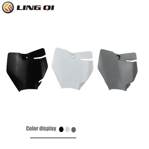 LINGQI Pièces de rechange pour tout-terrain <span class=keywords><strong>Plaque</strong></span> d'<span class=keywords><strong>immatriculation</strong></span> en plastique pour KT50 <span class=keywords><strong>Plaque</strong></span> d'<span class=keywords><strong>immatriculation</strong></span> avant Motocross Composants d'ailes étanches - Product Image 3