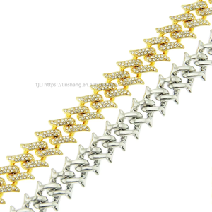 Bracelets pour hommes style Rock Hip Hop, à épines courtes, exagérés, pour la danse urbaine, accessoires de main Tanjing - Product Image 5