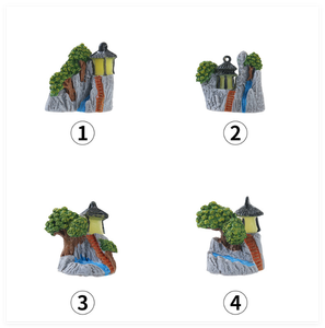 Kit de Casa De chico de estilo chino puente Artificial Jardín de hadas estanque <span class=keywords><strong>barco</strong></span> rocalla montaña piedra cascada pabellón pasillo montaña - Product Image 3