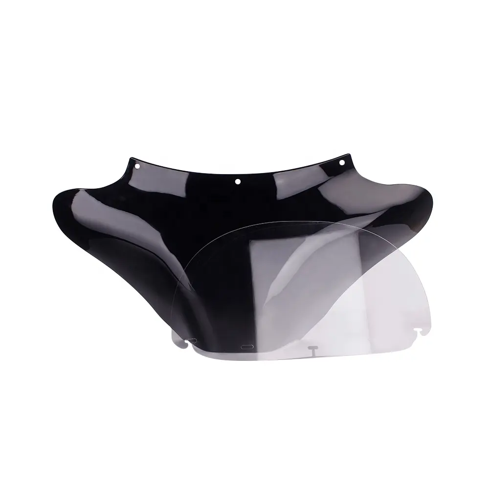 Plastic Motorcycles Front Headlight Outer Batwing Fairing Windscreen For Harley Softail Road King FLST FLSTF 1986-2012