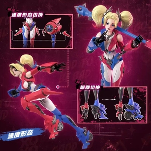 Blokees DC Heroes Ultra Versione <span class=keywords><strong>Harley</strong></span> <span class=keywords><strong>Quinn</strong></span>, Kit di Montaggio Fai-da-Te, Action Figure da Collezione, Giocattolo Anime - Product Image 5