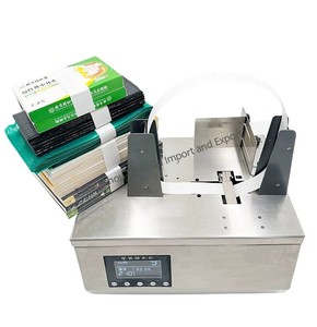 バンディングマシン多機能ストラッピングマシン自動ペーパーテープOpp本マネーバンドル - Product Image 5