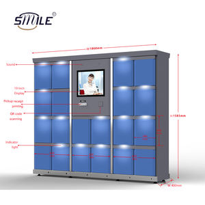 CHNSMILE Boîtes aux lettres intelligentes en métal vintage sur mesure OEM, casiers et boîtes à <span class=keywords><strong>colis</strong></span> en libre-service <span class=keywords><strong>24h</strong></span>/24 - Product Image 4
